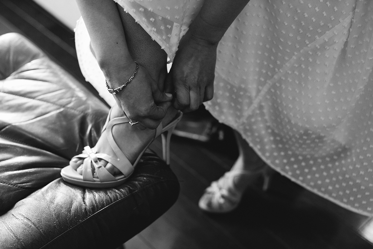 bride getting ready