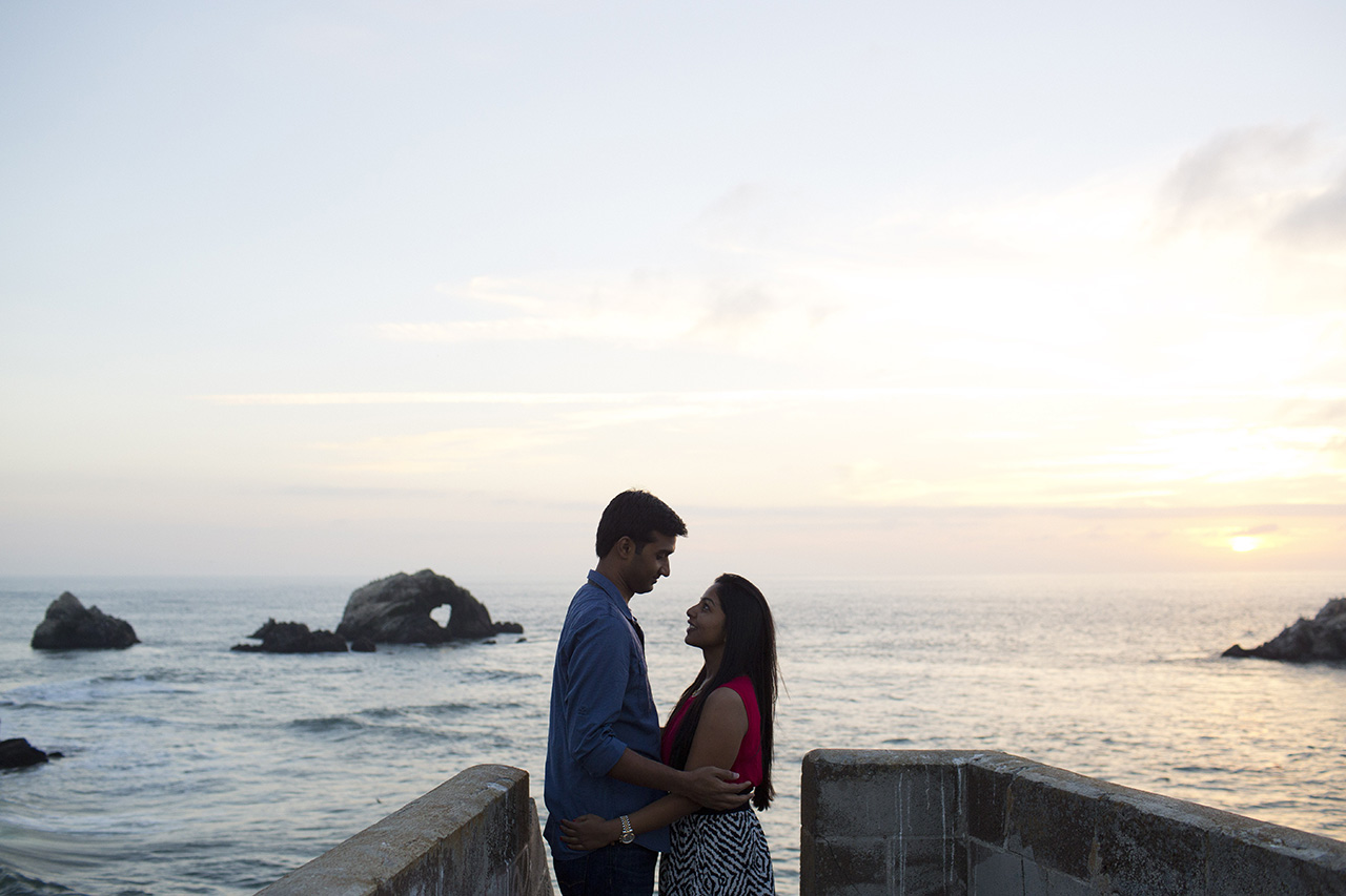 san francisco sutro baths engagement session