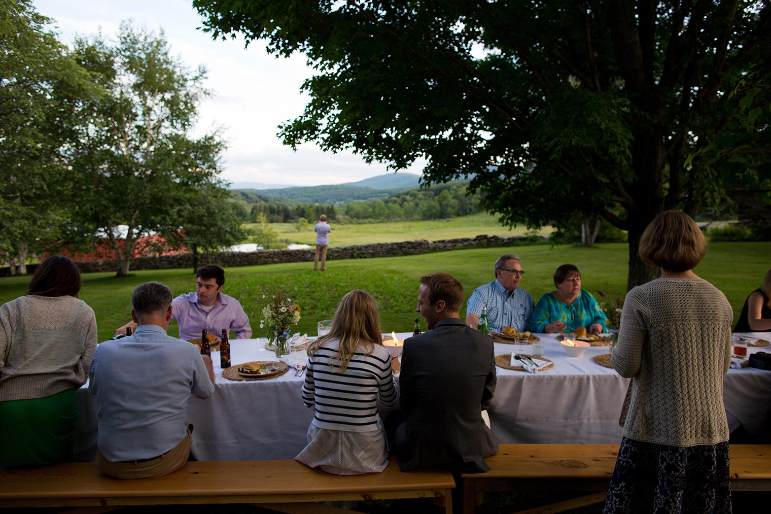 outdoor wedding in catskills 