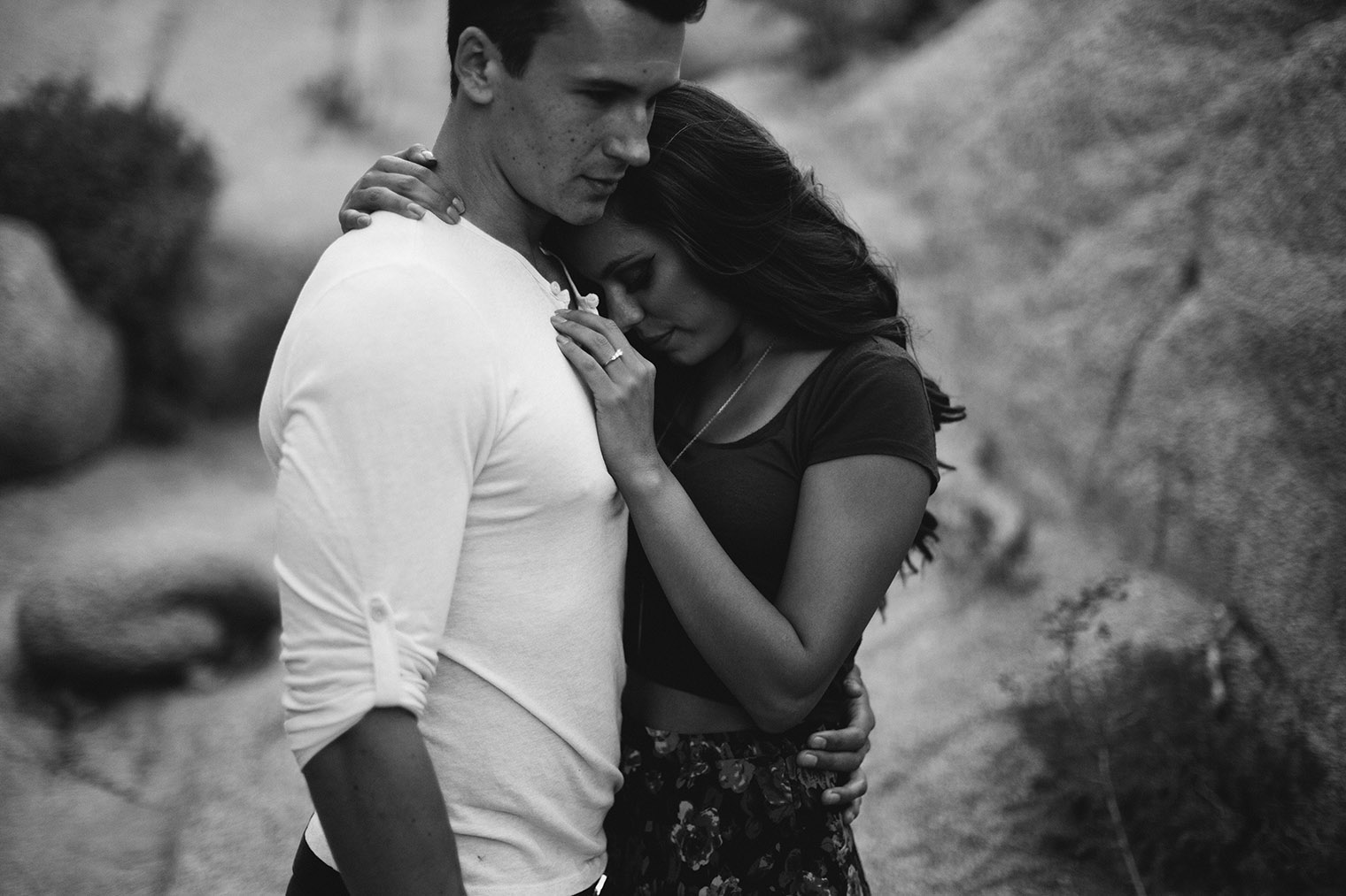 joshua tree engagement session 