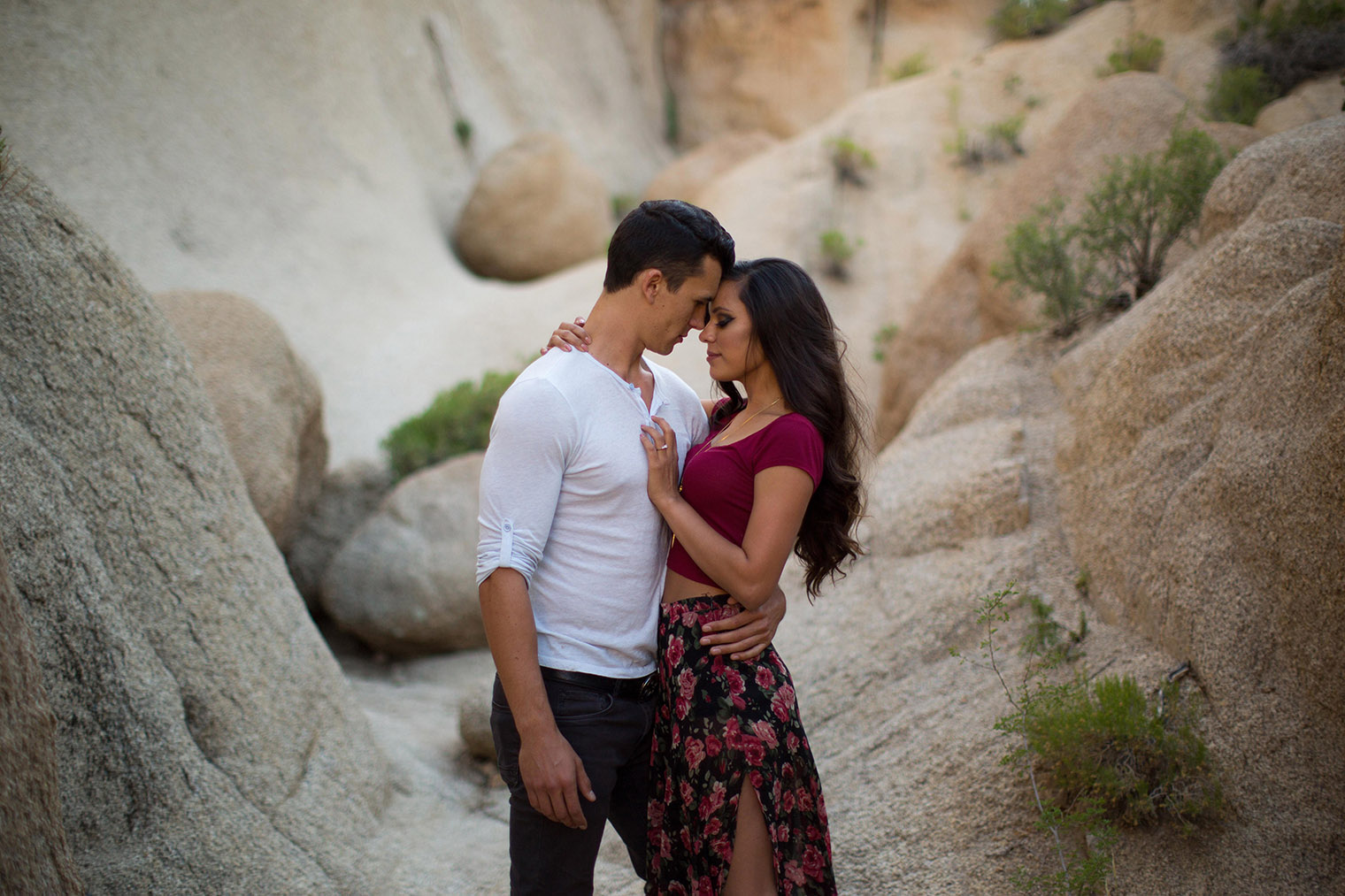 joshua tree engagement session
