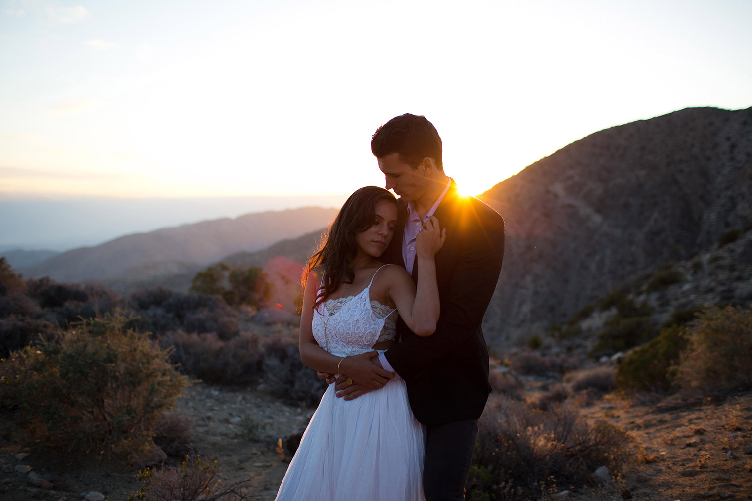 joshua tree engagement session