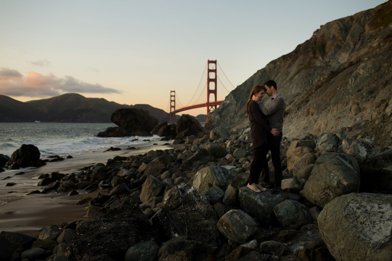 Marshall's Beach Engagement Photos