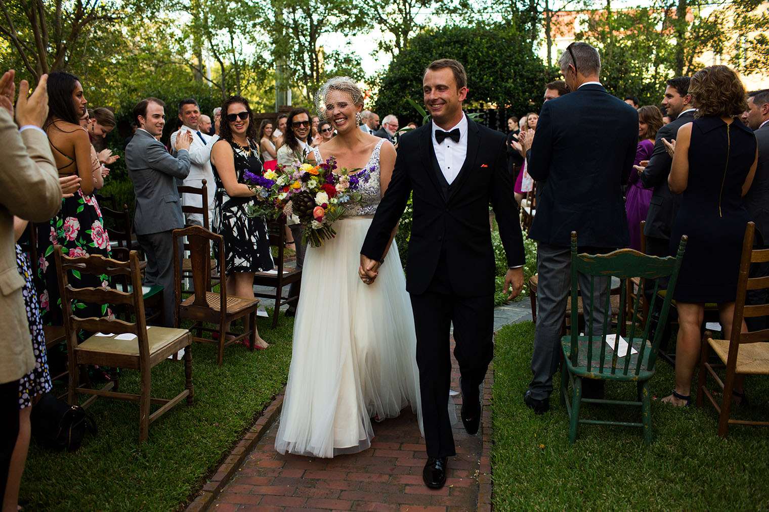 Backyard Savannah Georgia Wedding