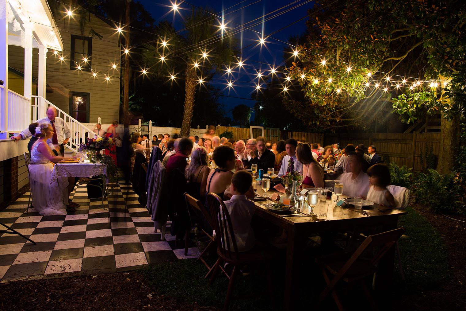 Backyard Wedding in Savannah Georgia