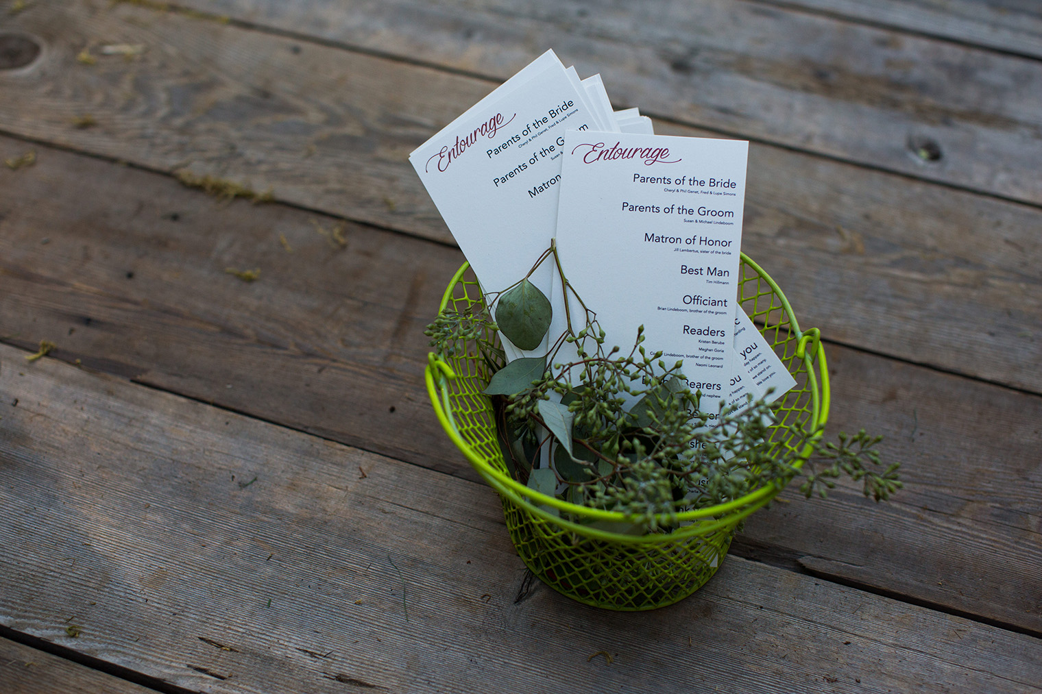 Backyard Sonoma Wedding