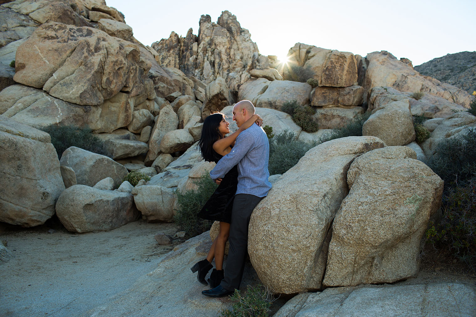 Joshua Tree National Park Engagement Photos