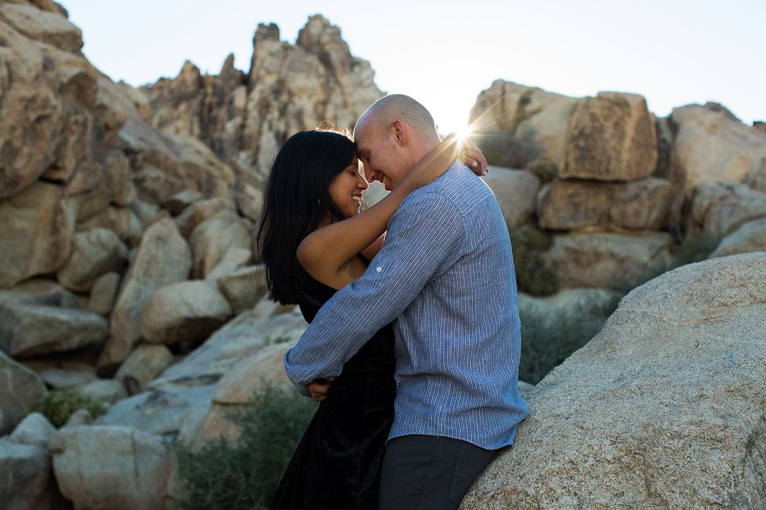 Joshua Tree National Park Engagement Photos