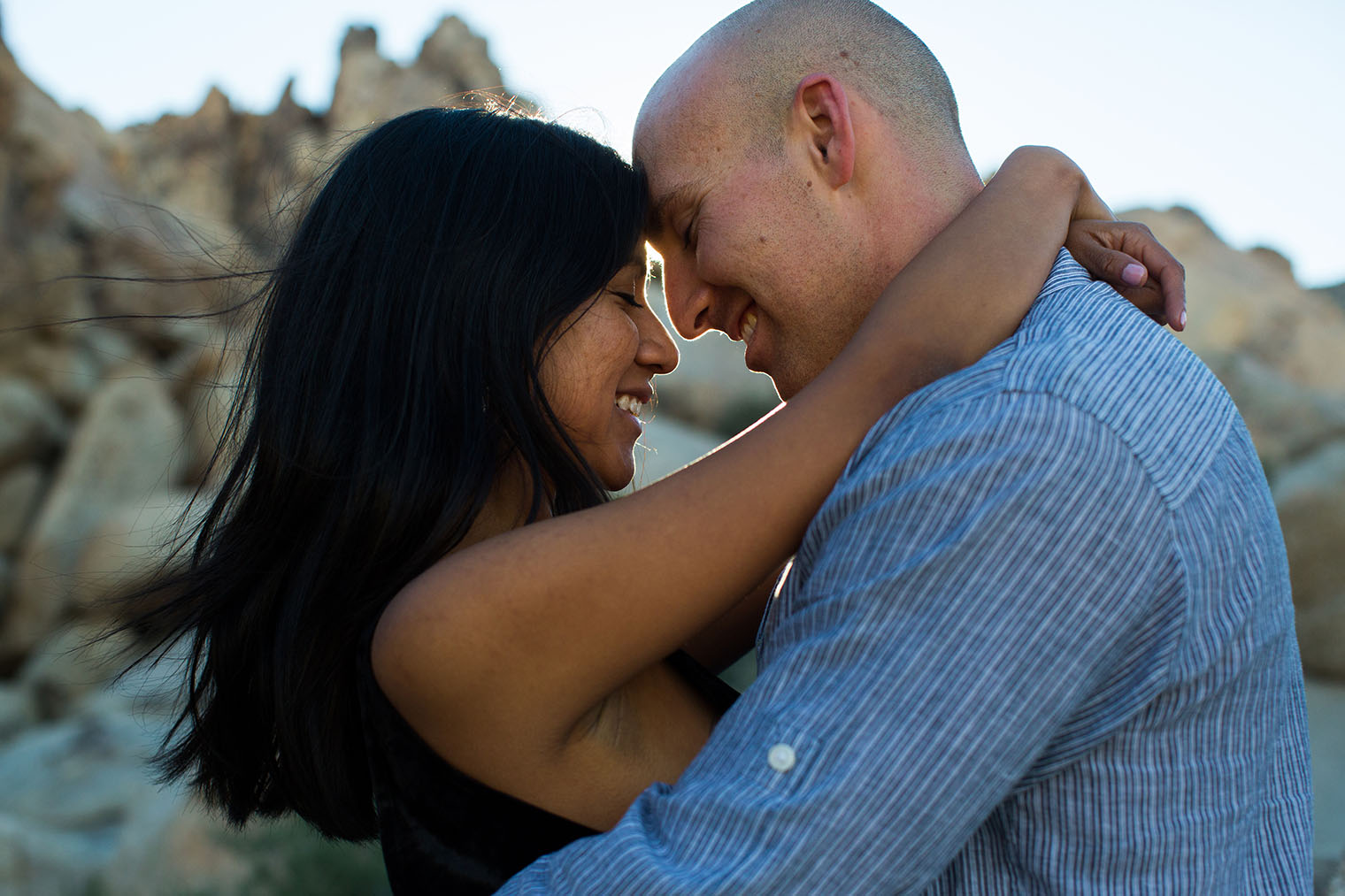 Joshua Tree National Park Engagement Photos