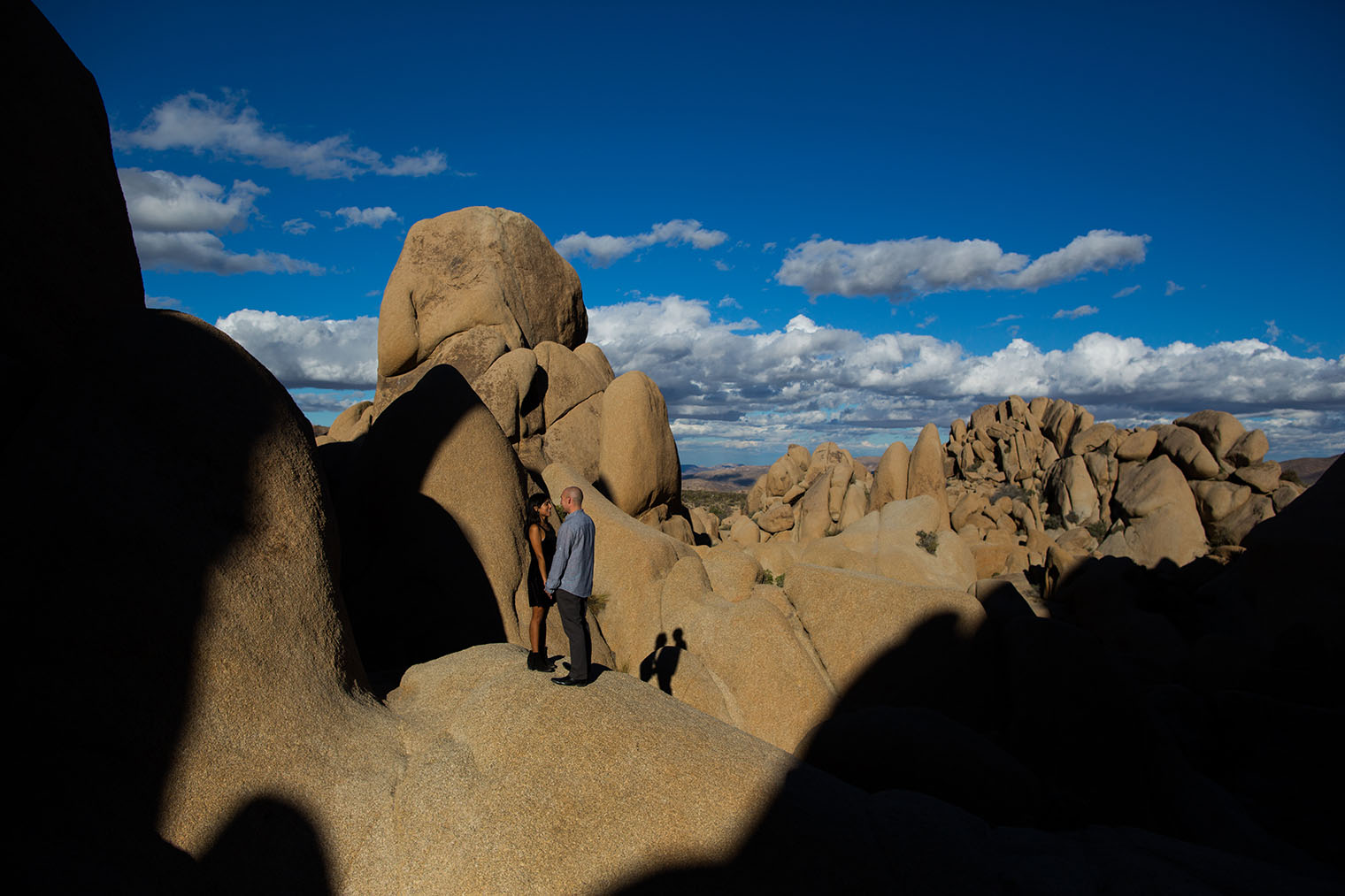 engagement photos in joshua tree