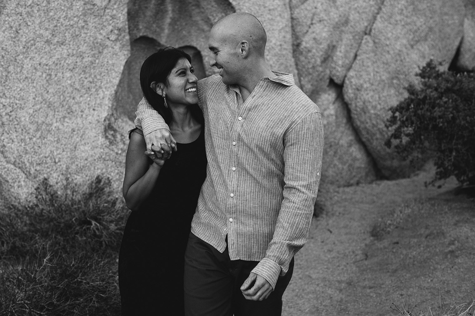 Joshua Tree National Park Engagement Photos