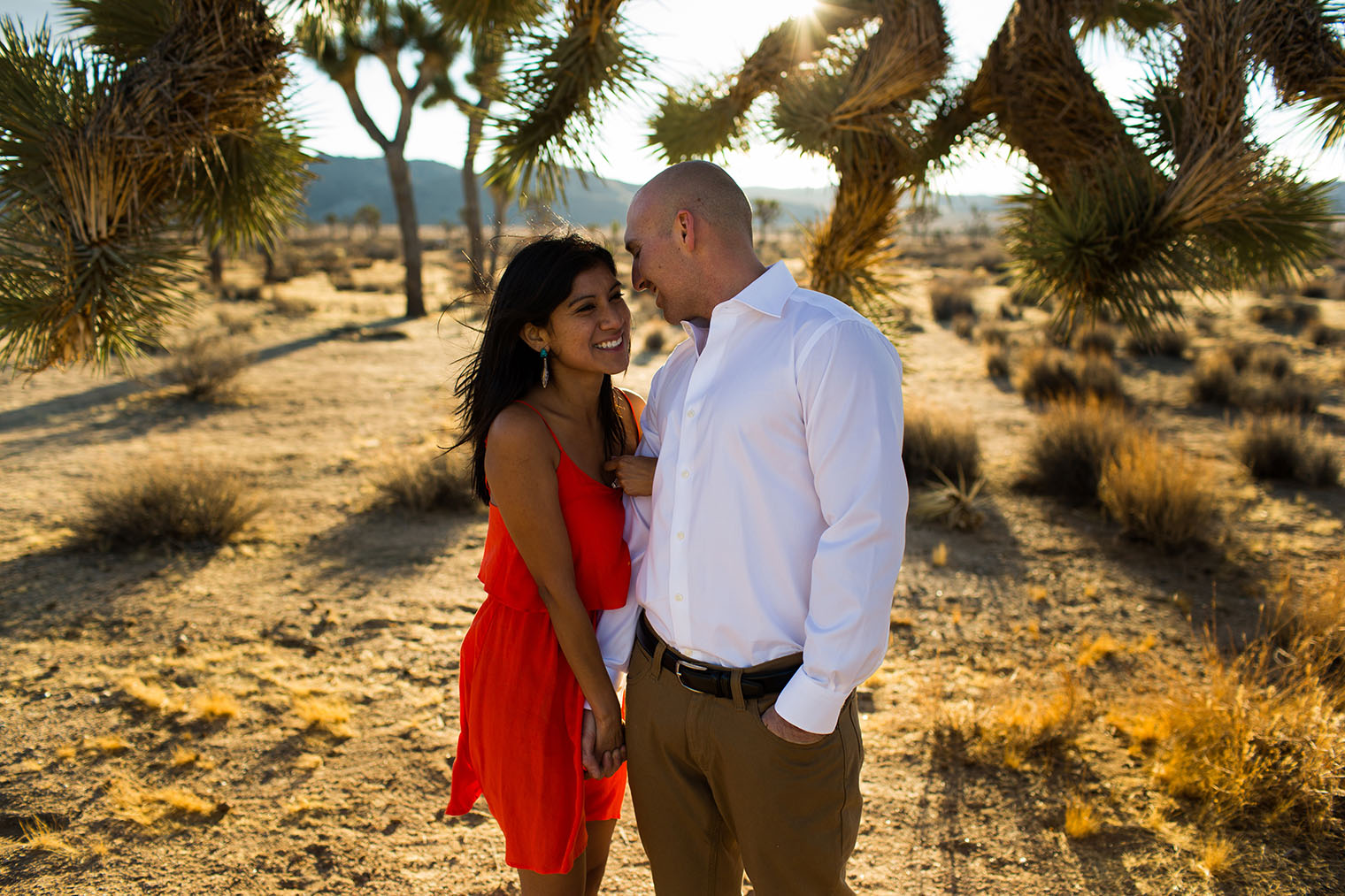 Joshua Tree National Park Engagement Photos