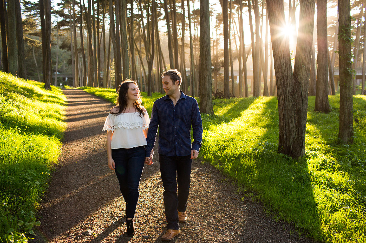 San Francisco Engagement Photos at Baker Beach