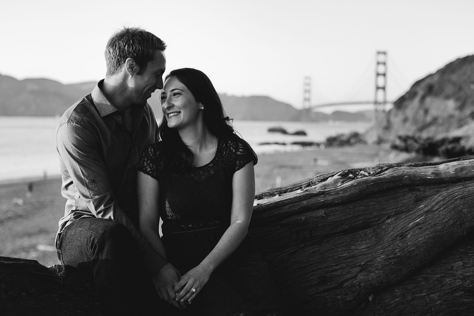 San Francisco Engagement Photos at Baker Beach