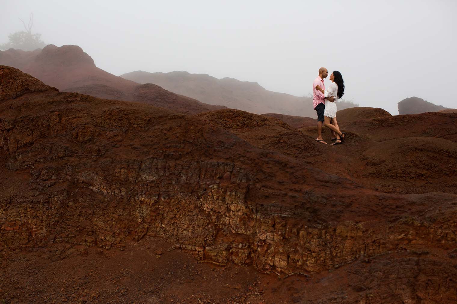 Engagement Photos at Waimea Canyon Kauai Hawaii 