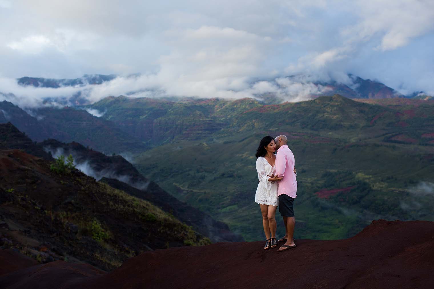 Waimea Canyon Kauai Hawaii Engagement Session