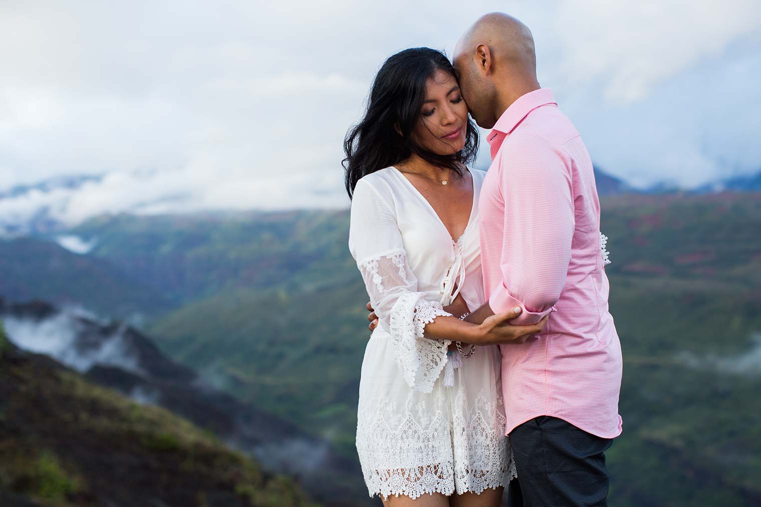 Engagement Photos at Waimea Canyon Kauai Hawaii 
