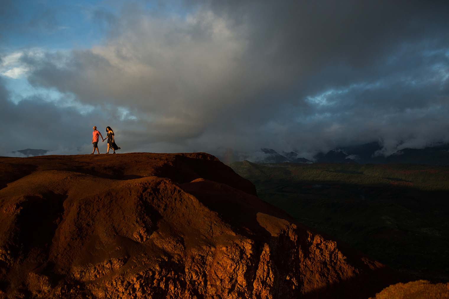 Waimea Canyon Kauai Hawaii Engagement Photos