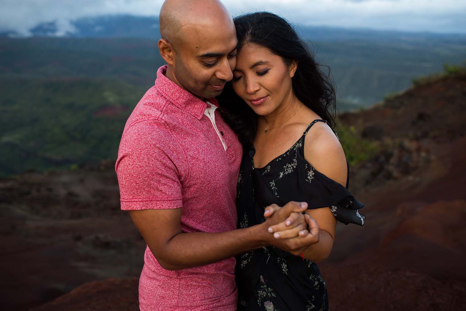 Waimea Canyon Kauai Hawaii Engagement Photos
