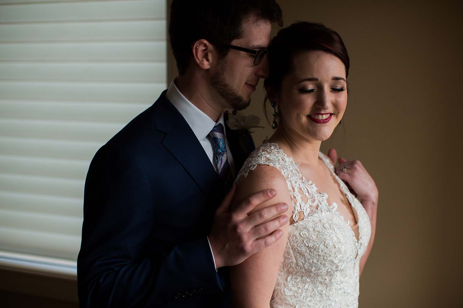 Bride and Groom Portraits by Wenatchee Wedding Photographer