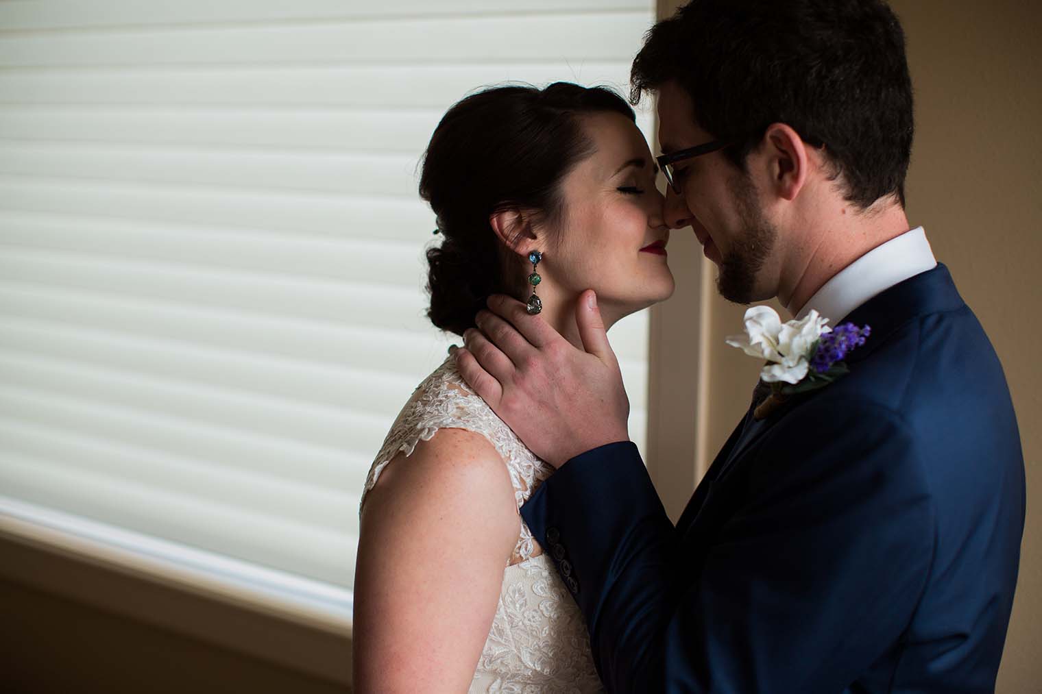 Bride and Groom Portraits by Wenatchee Wedding Photographer