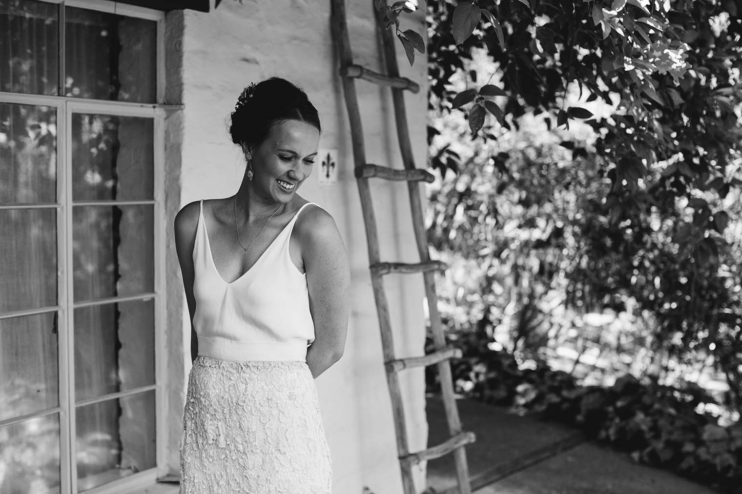 portrait of bride at westerbeke ranch