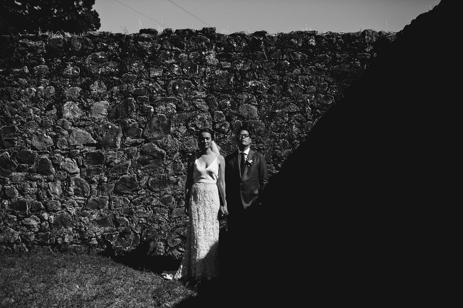bride and groom portraits at jack london state historic park 