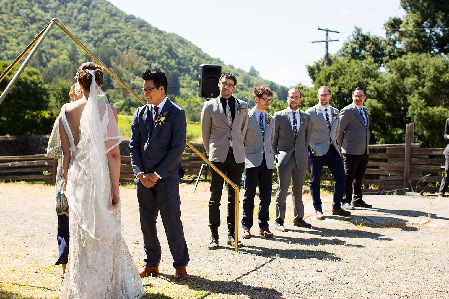 wedding ceremony at jack london state historic park 