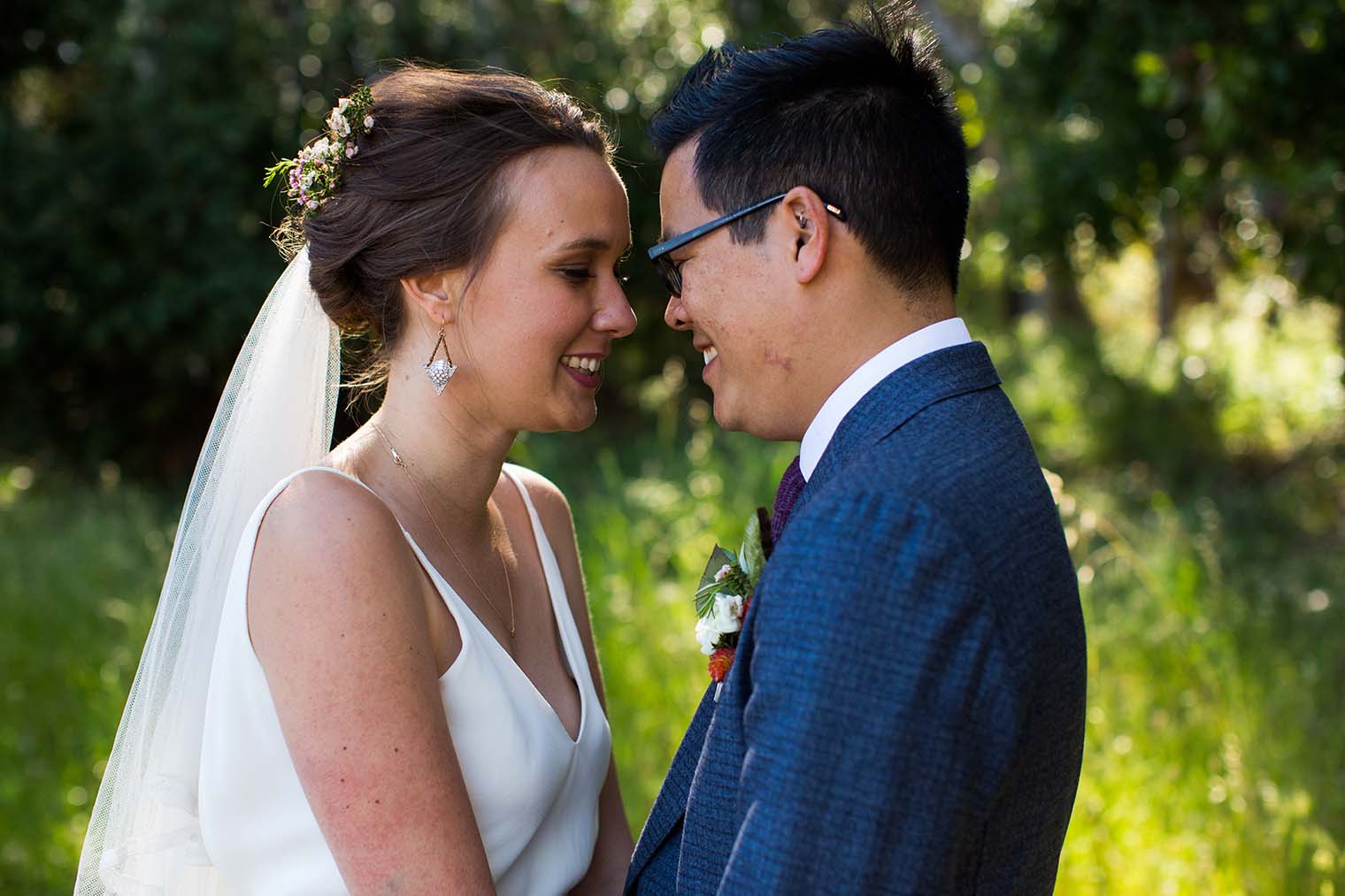 wedding day photos at jack london state historic park 