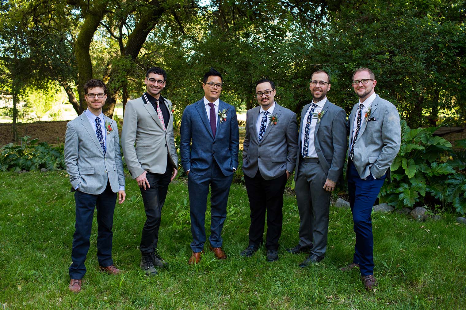 Bridal Party Wedding Photography at Westerbeke Ranch 