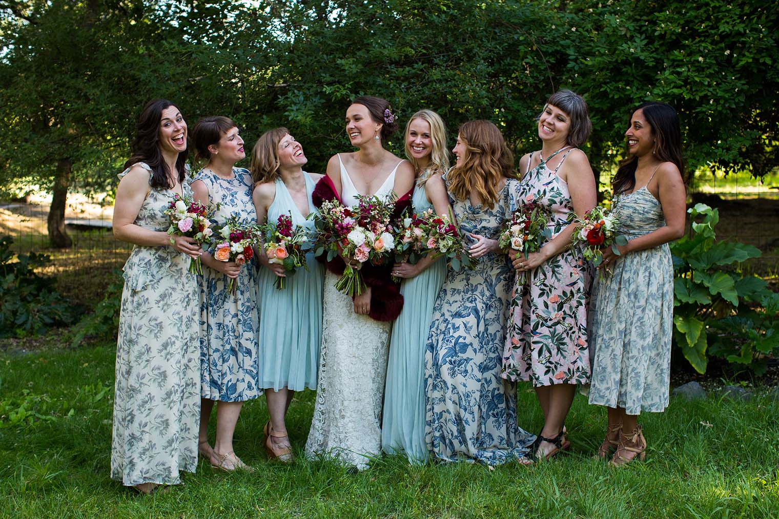 Bridesmaids at Westerbeke Ranch Wedding