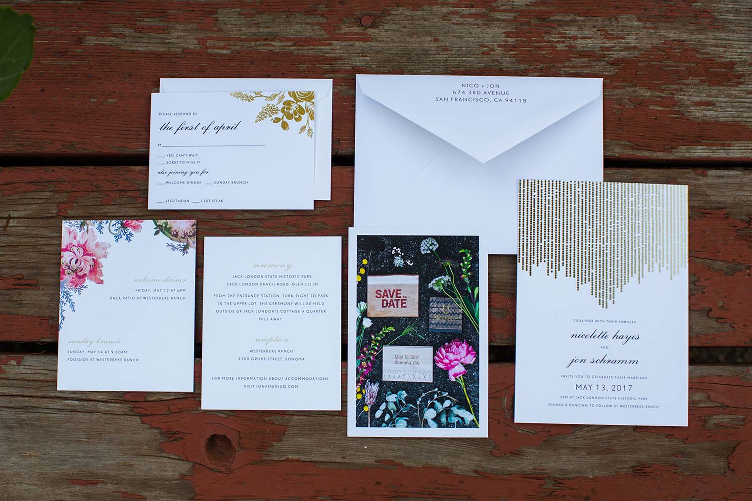 Details at Westerbeke Ranch Wedding