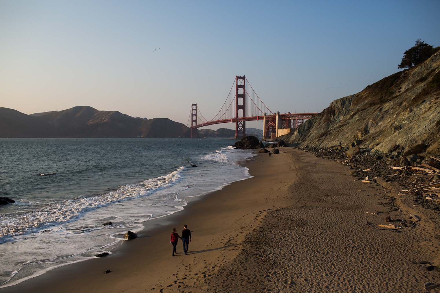 Marshall's Beach Engagement Photos by San Francisco Wedding Photographer