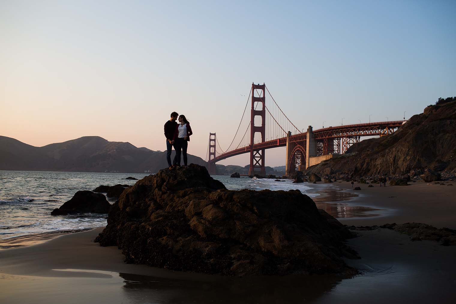 Marshall's Beach Engagement Photos by San Francisco Wedding Photography 