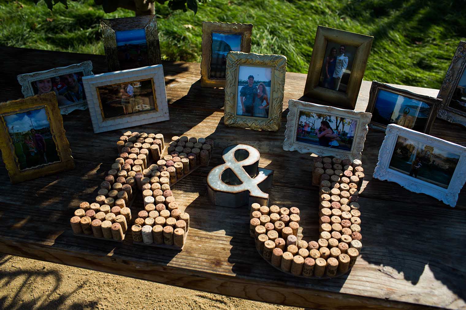 long meadow ranch wedding welcome table 