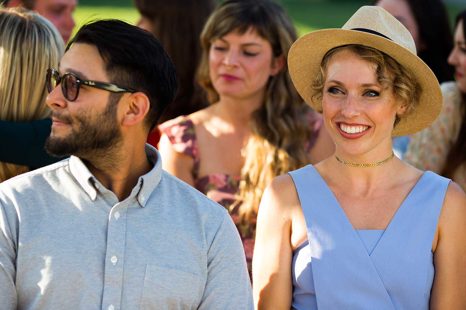 farmstead at long meadow ranch wedding ceremony guest photo