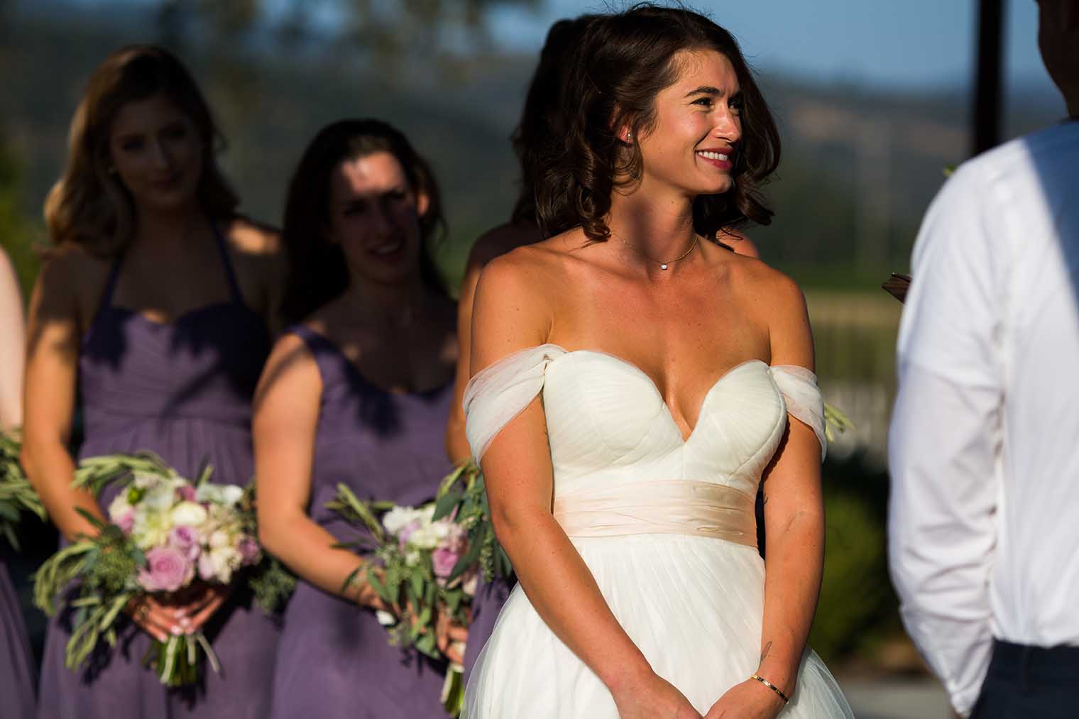 farmstead at long meadow ranch wedding ceremony