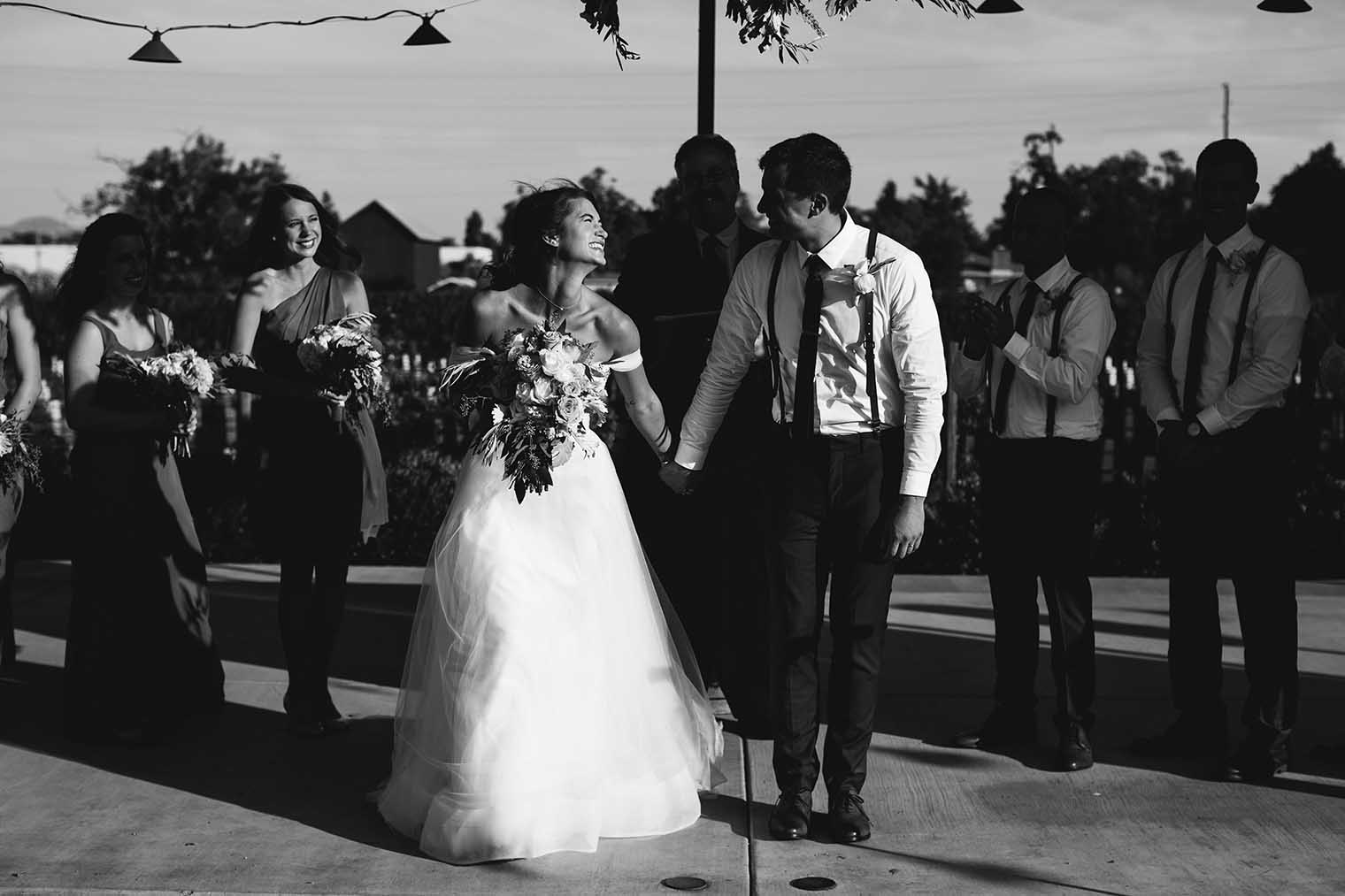 farmstead at long meadow ranch wedding ceremony