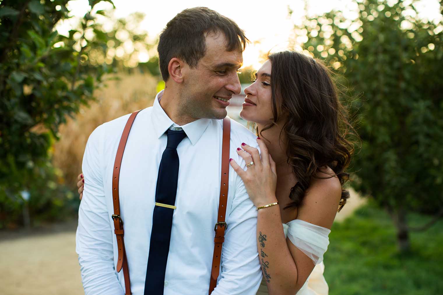 wedding portraits at farmstead at long meadow ranch wedding 