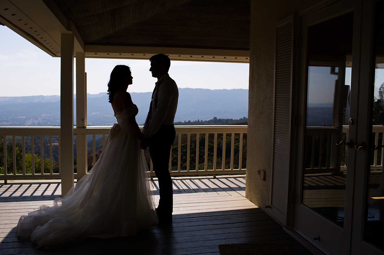Bride and groom portraits