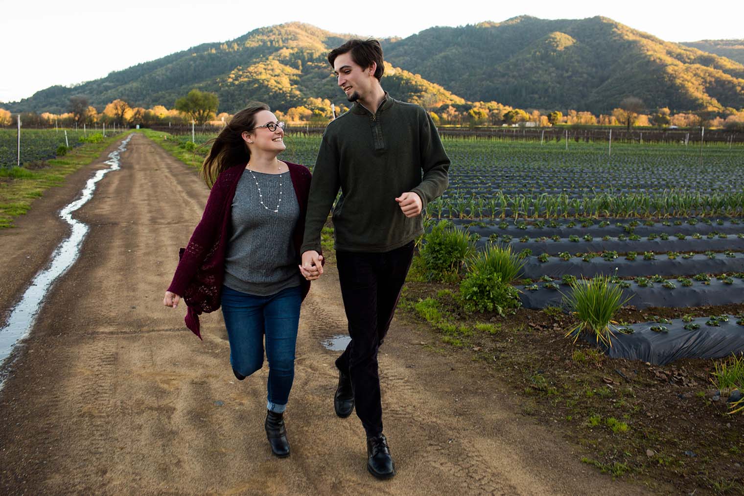 Nelson Family Vineyards Engagement Session
