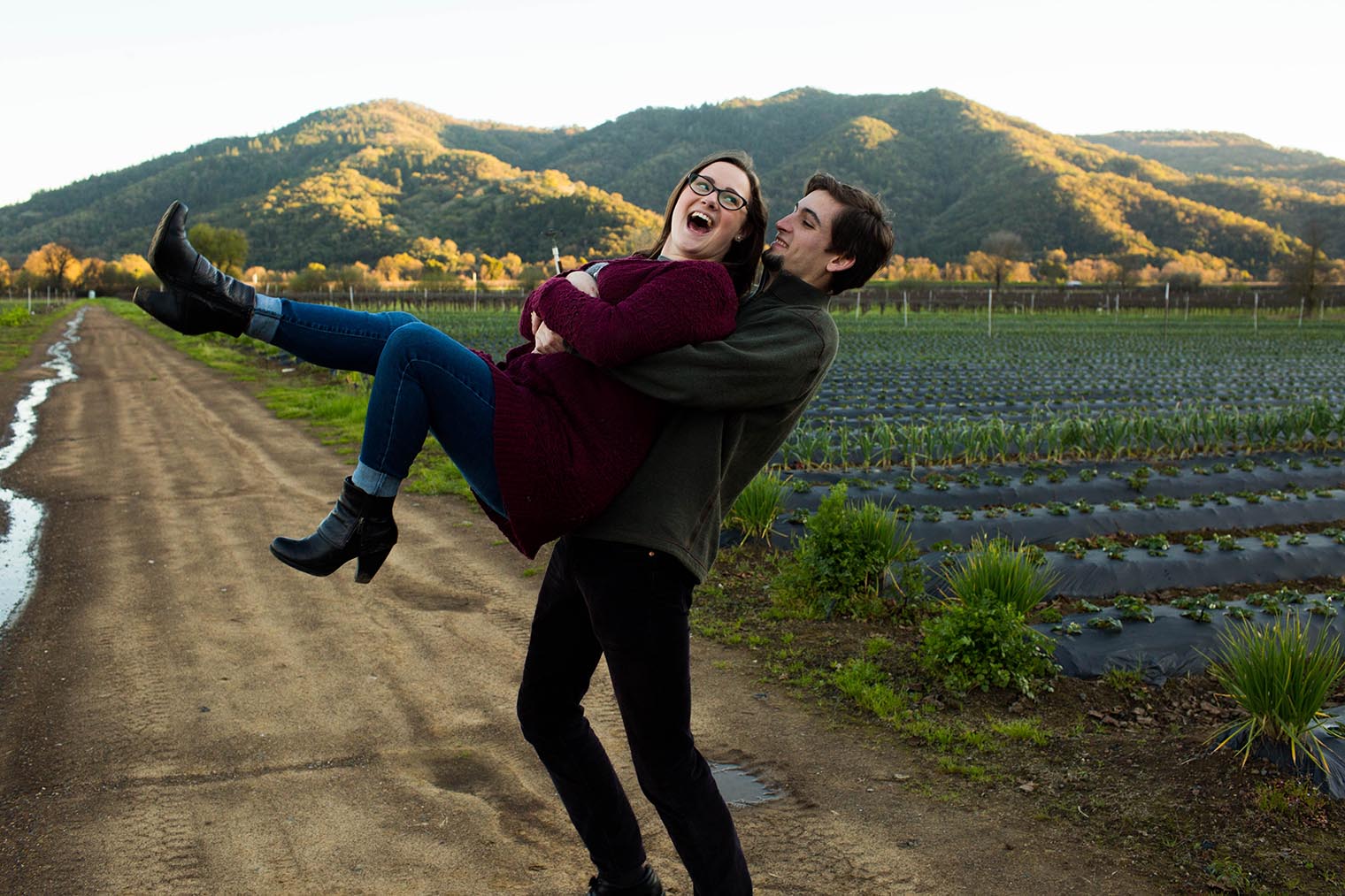 Nelson Family Vineyards Engagement Session