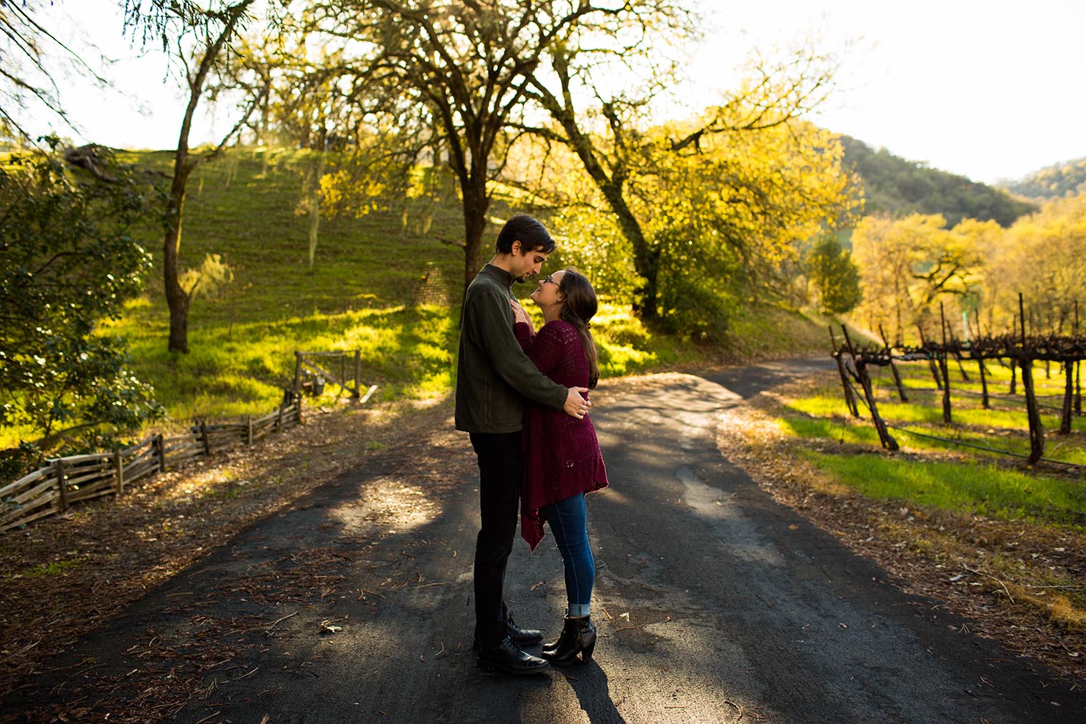 Nelson Family Vineyards Engagement Session