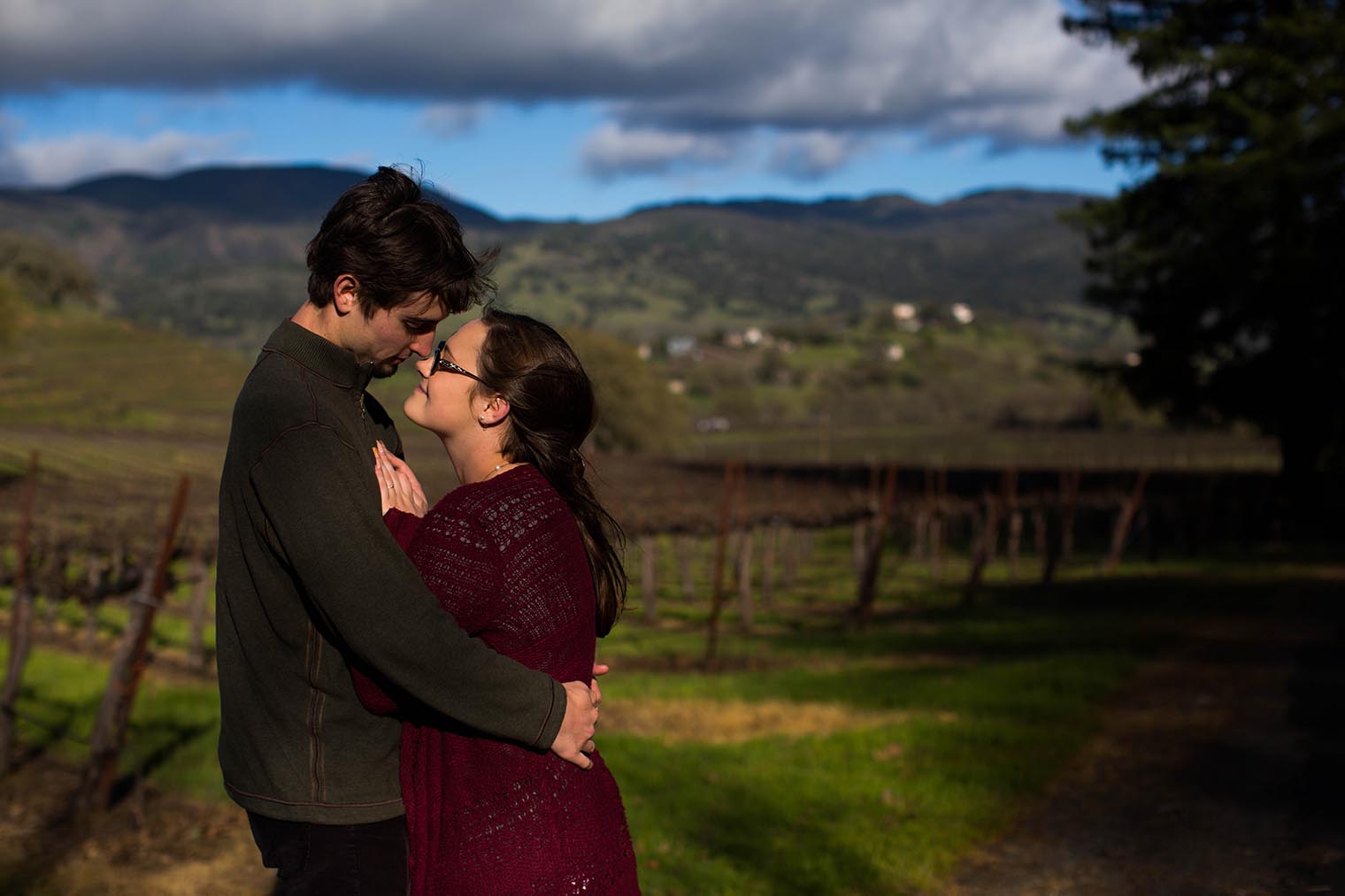 Nelson Family Vineyards Engagement Session