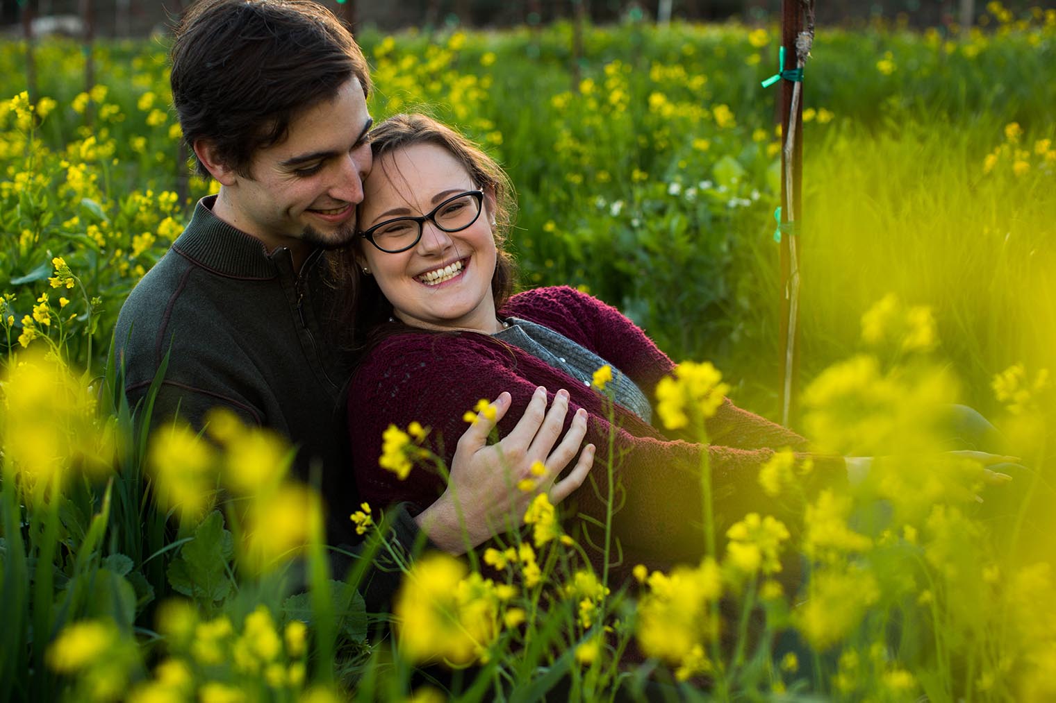 Nelson Family Vineyards Engagement Session
