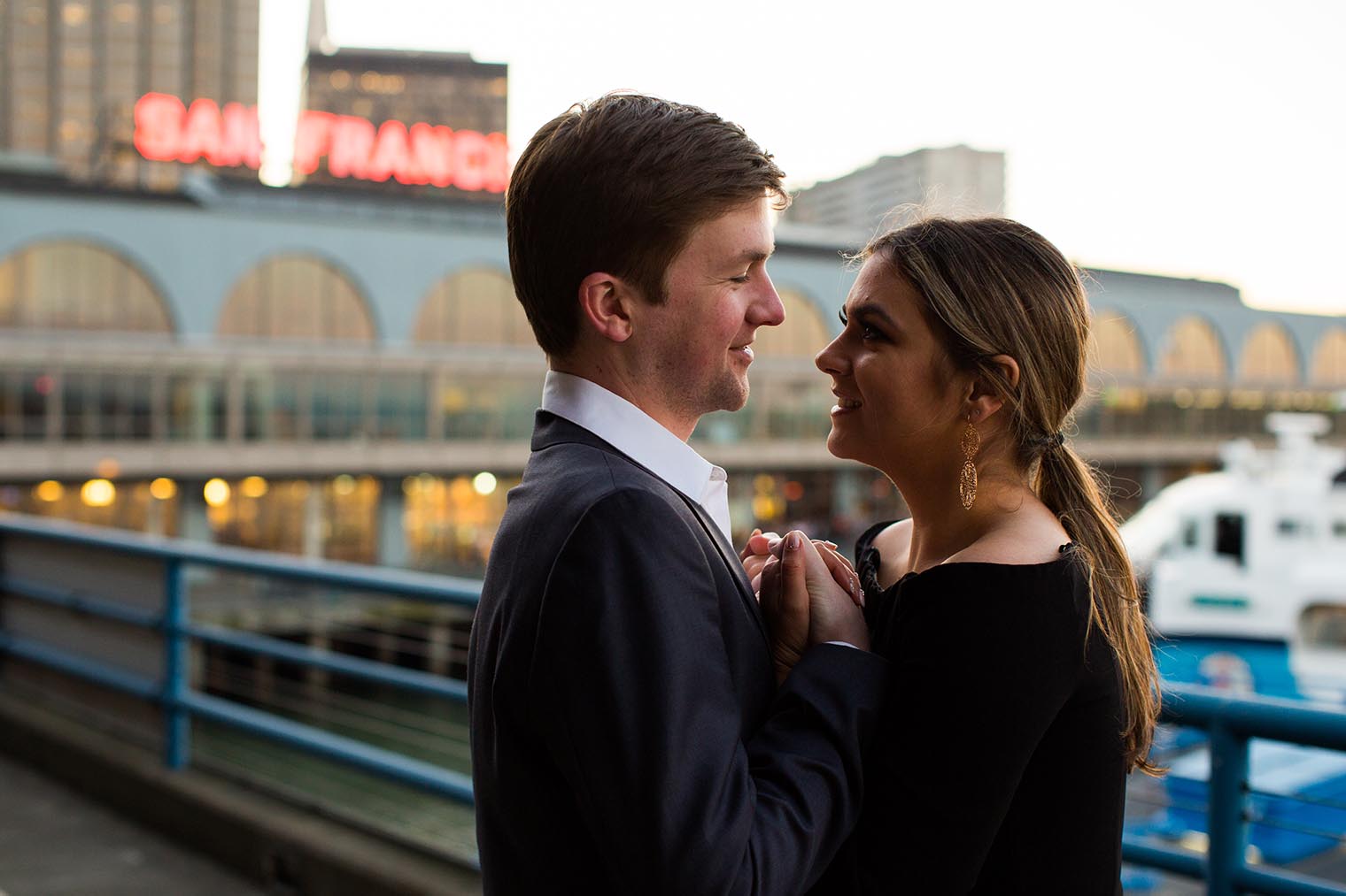 San Francisco Embarcadero Engagement Photos