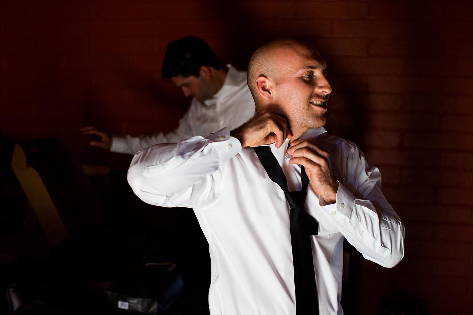 joshua tree inn groom getting ready