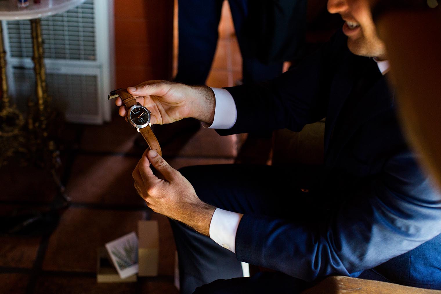 joshua tree inn groom getting ready