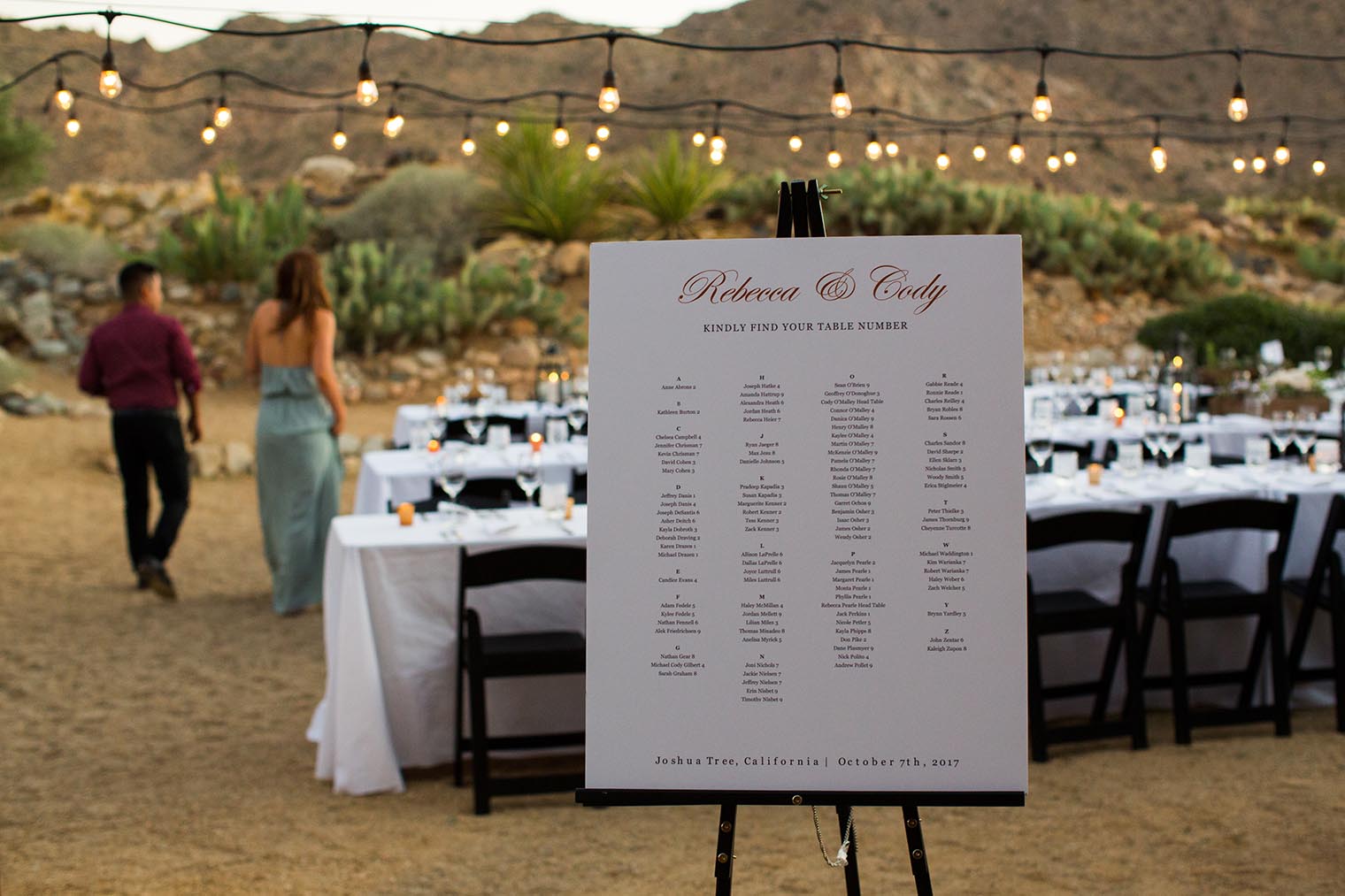 Sacred Sands Reception Space Details
