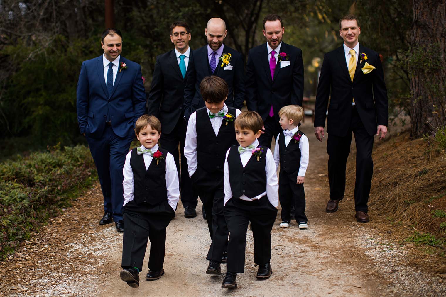 Groomsmen at Union Hill Inn Wedding 